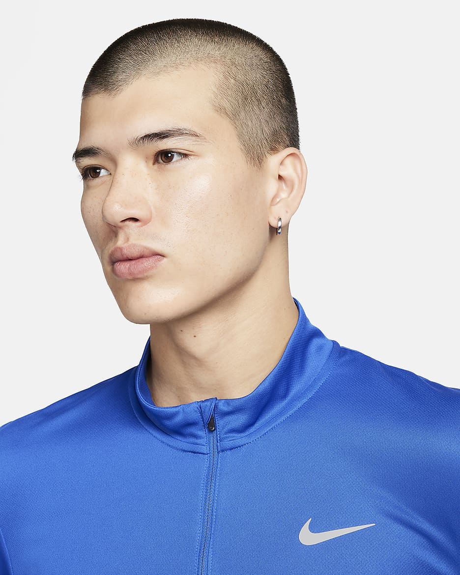 Nike Pacer Men's Dri-FIT 1/2-Zip Running Top - Game Royal