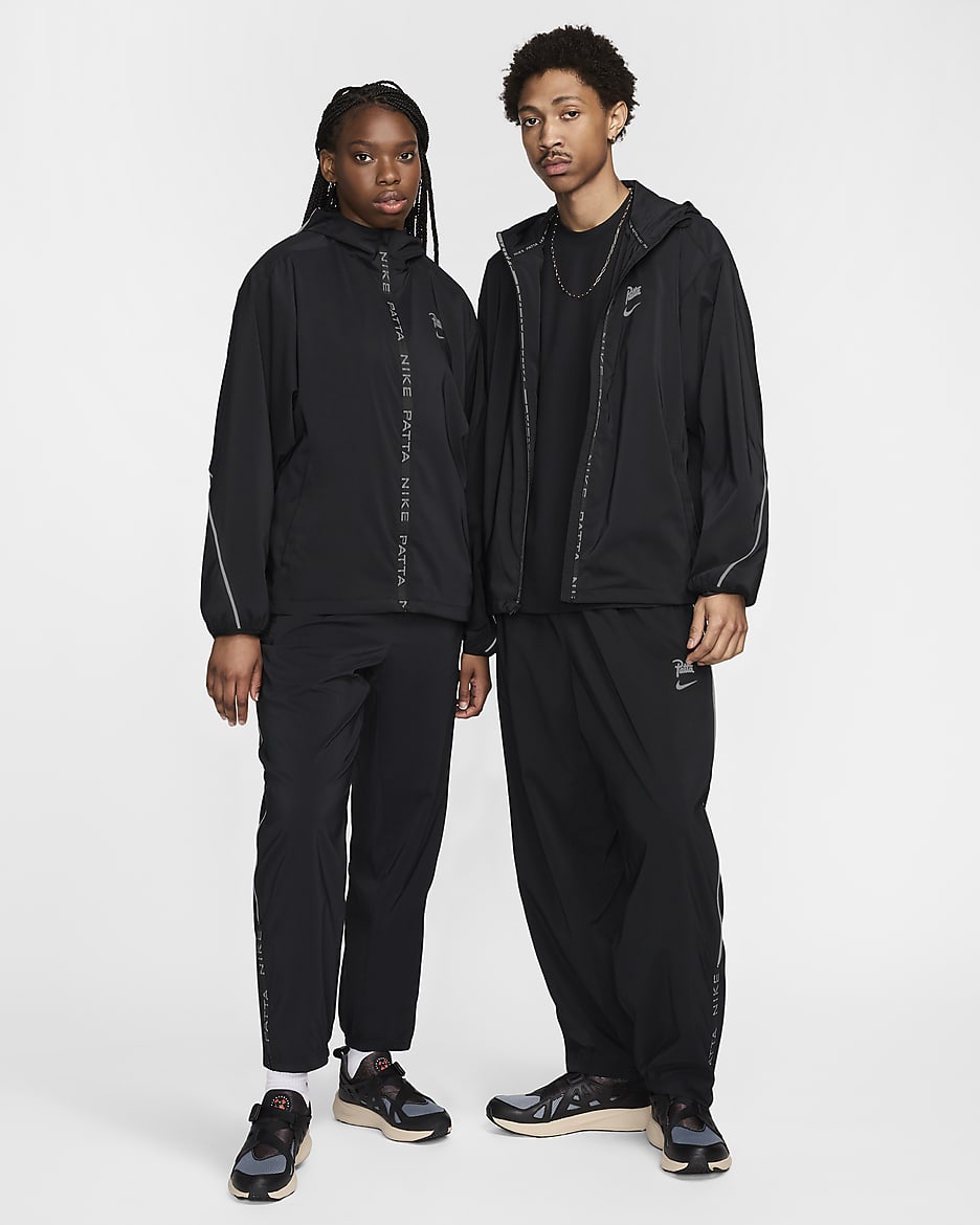 Nike x Patta Running Team Men's Full-Zip Jacket - Black