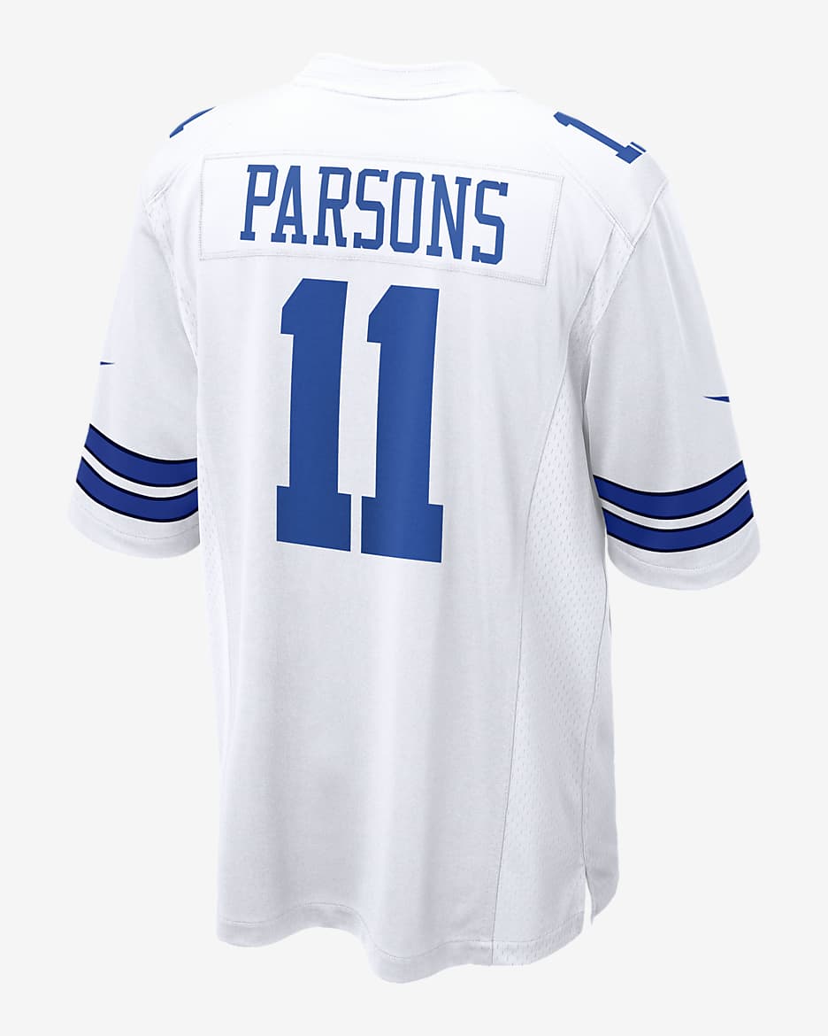 NFL Dallas Cowboys (Micah Parsons) Men's Game Football Jersey - White