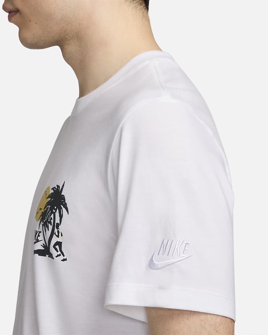 Playera para hombre Nike Sportswear - Blanco/Blanco