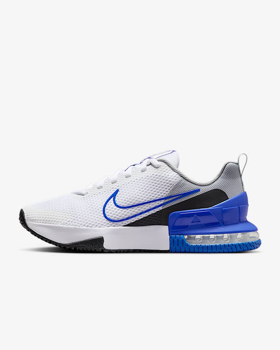 Nike Air Max Alpha Trainer 6 Men's Workout Shoes - White/Light Smoke Grey/Black/Hyper Royal