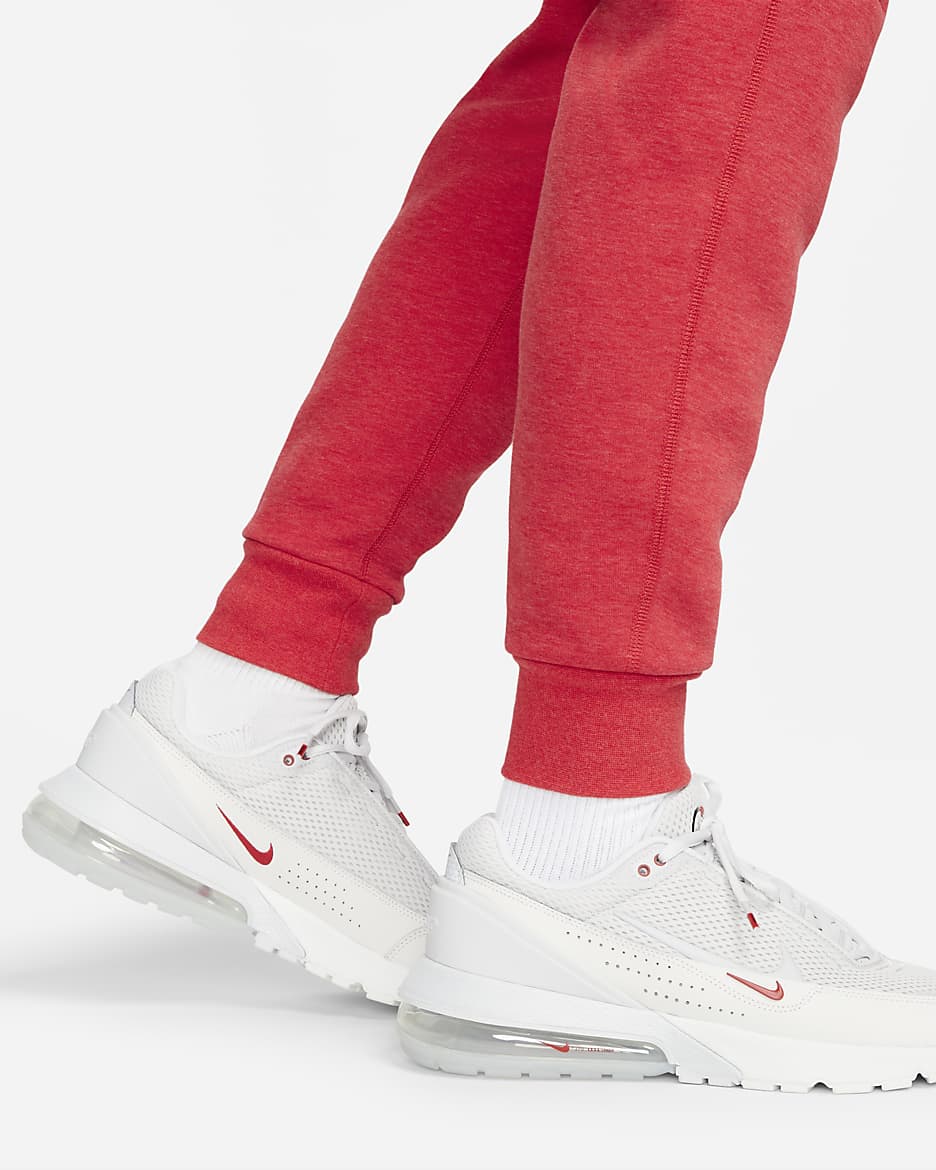 Nike Sportswear Tech Fleece Men's Joggers - Light University Red Heather/Black