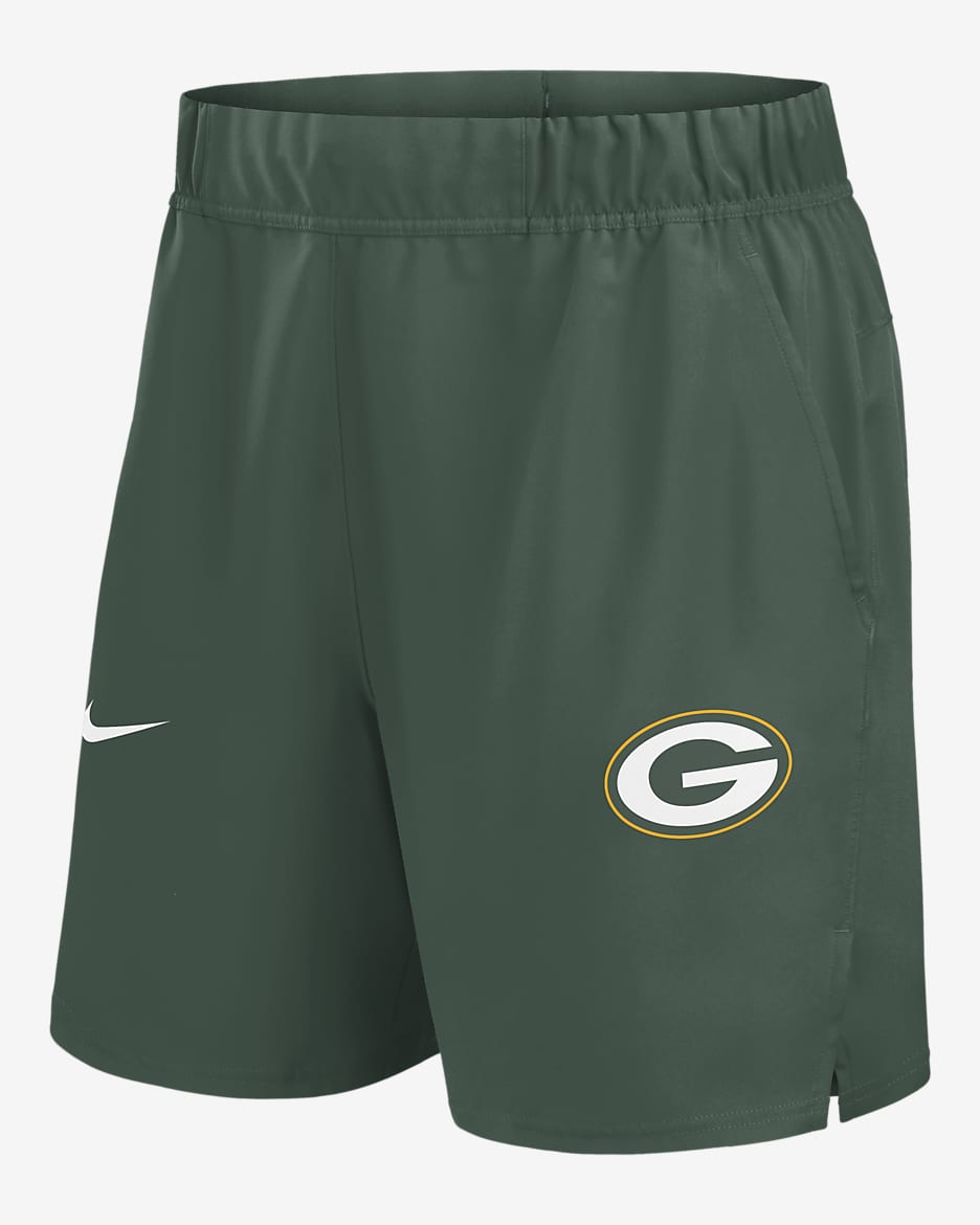 Green Bay Packers Blitz Victory Mens Nike Dri-FIT NFL Shorts - Hunter Green