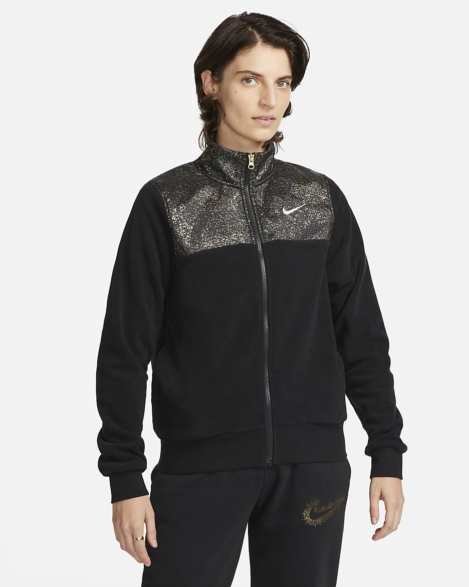 Nike Sportswear Stardust Chamarra acolchada para mujer - Negro/Blanco