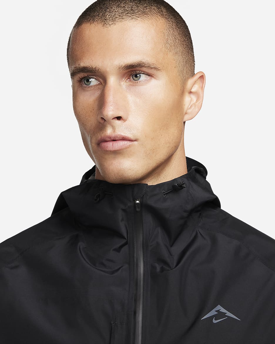 Nike Trail 'Cosmic Peaks' GORE-TEX INFINIUM™ Men's Running Jacket - Black/Anthracite/Anthracite