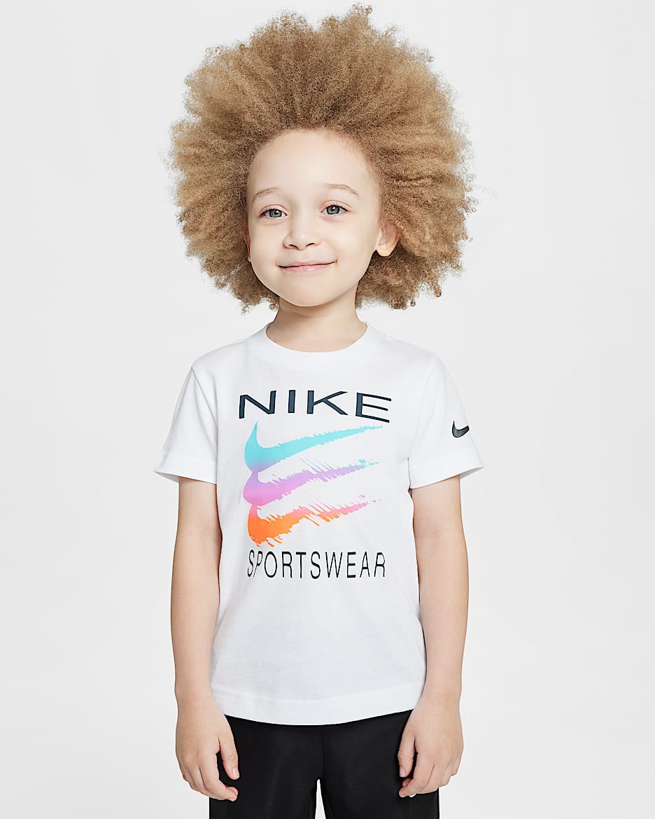 Playera Sportswear Swoosh infantil Nike Sportswear - Blanco