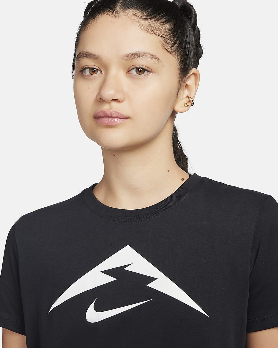 T-shirt Dri-FIT Nike Trail – Donna - Nero