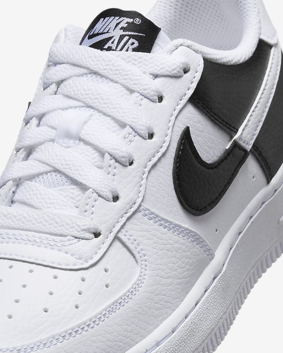 Nike Air Force 1 Next Nature Older Kids' Shoes - White/Black