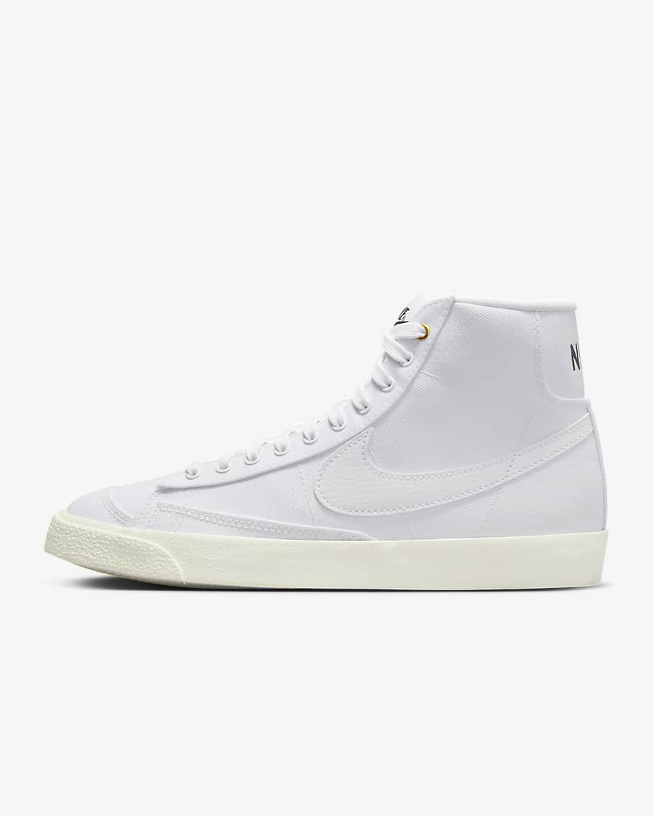 Nike Blazer Mid '77 Canvas Women's Shoes - White/Sail/Black/White