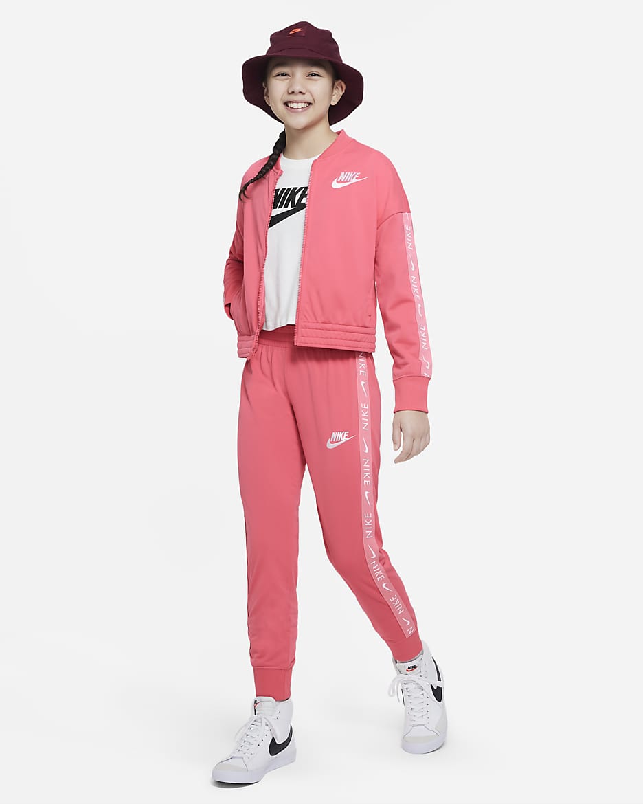 Nike Sportswear 大童運動服 - Sea Coral/Coral Chalk/白色/白色