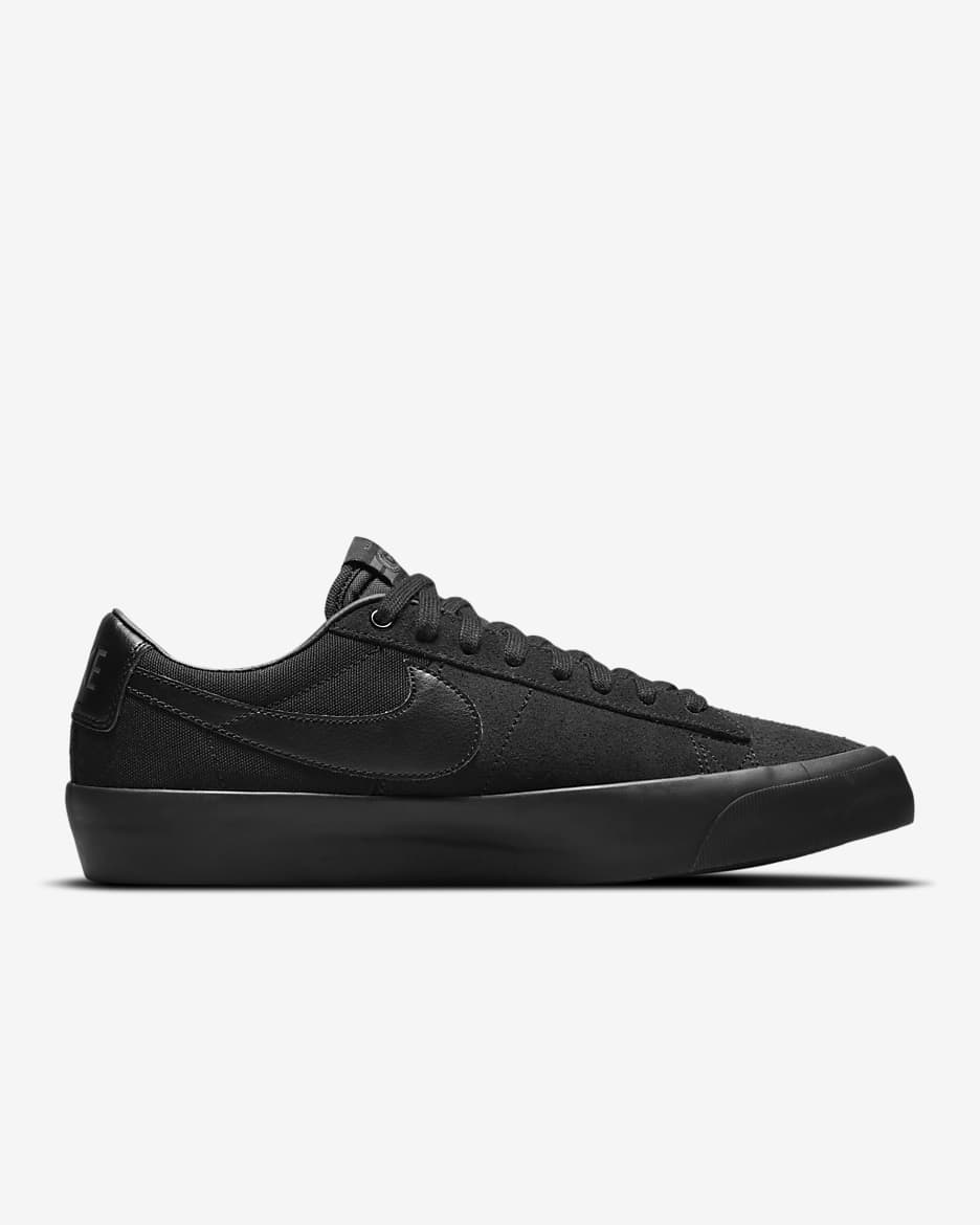 Nike SB Zoom Blazer Low Pro GT Skate Shoes - Black/Black/Anthracite/Black