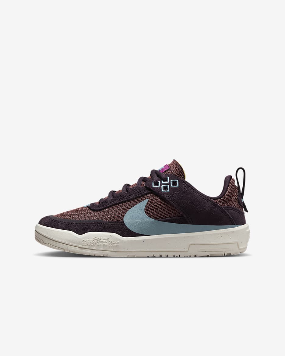 Παπούτσια skateboarding Nike SB Day One για μεγάλα παιδιά - Burgundy Ash/Dark Pony/Sail/Denim Turquoise