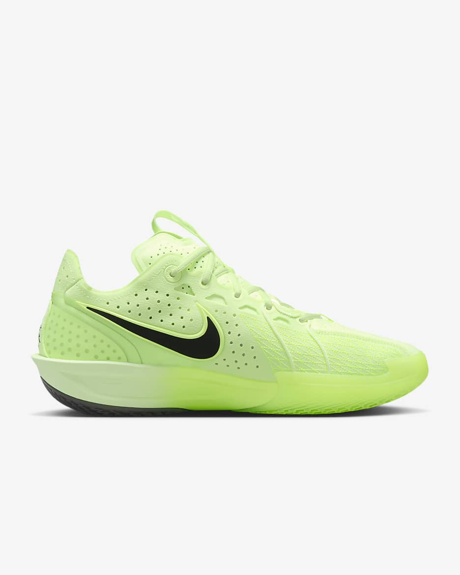 Nike G.T. Cut 3 EP Basketball Shoes - Barely Volt/Volt/Metallic Gold/Black