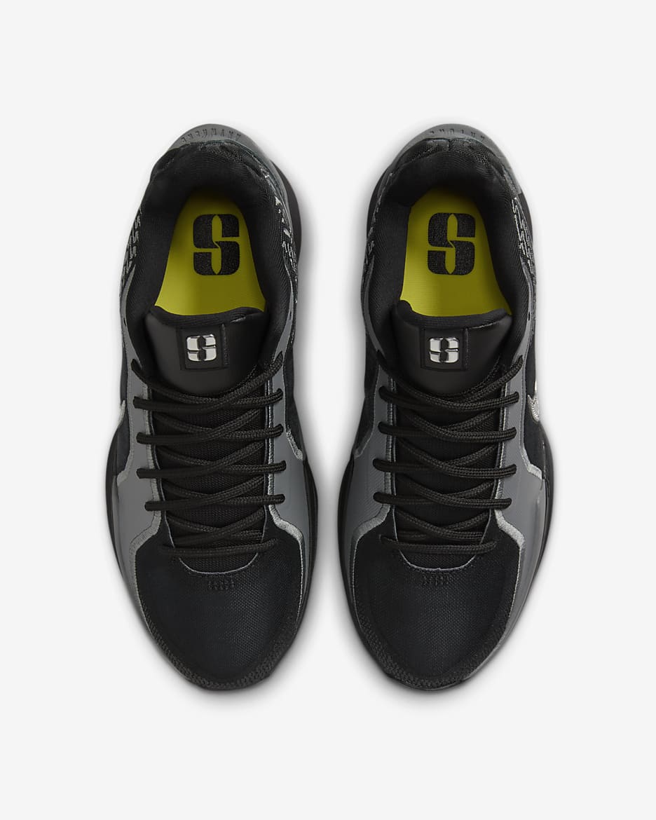 Sabrina 2 'Mirrored' Basketball Shoes - Black/Smoke Grey/Opti Yellow/Metallic Silver