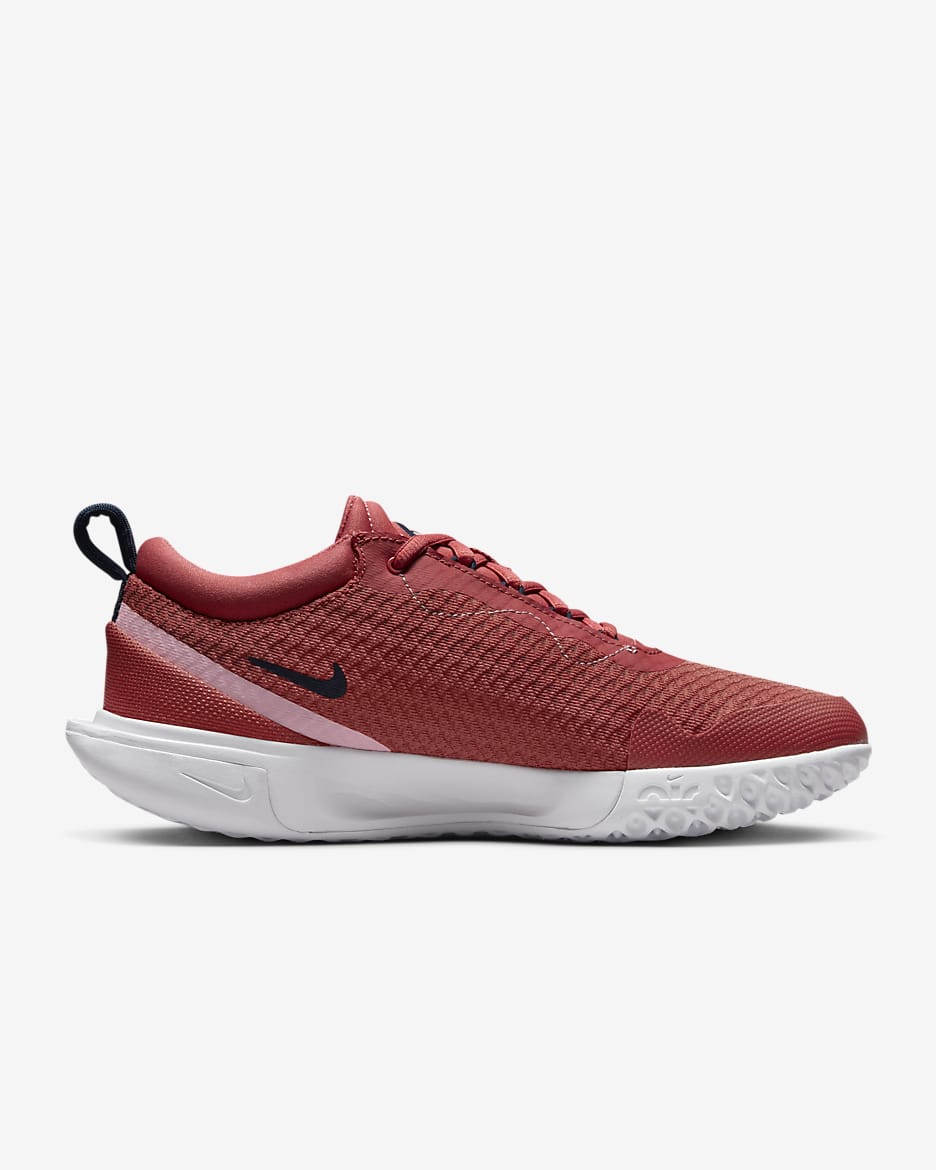 NikeCourt Air Zoom Pro Women's Hard Court Tennis Shoes - Adobe/Obsidian/White/Medium Soft Pink