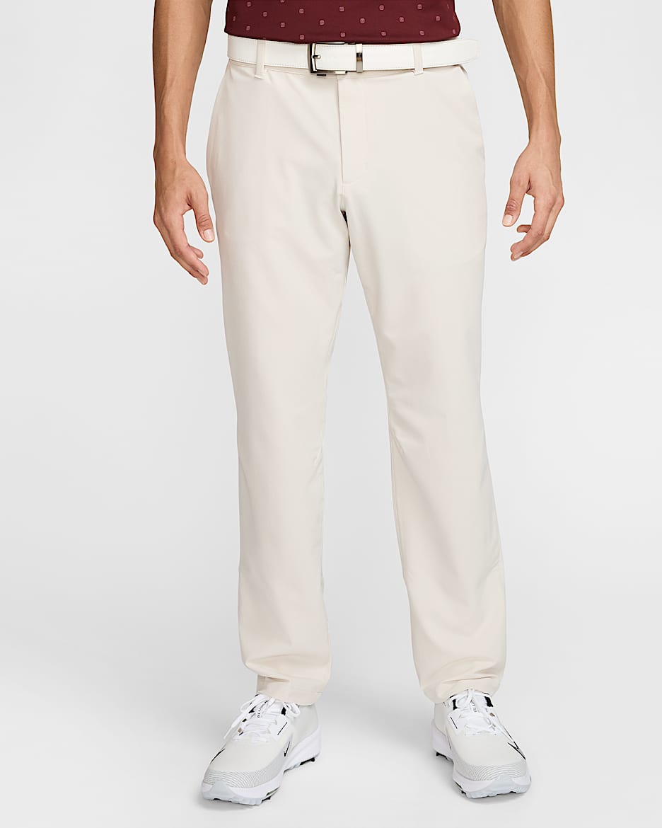 Pants de golf de ajuste slim para hombre Nike Tour Repel Flex - Marrón verdoso claro/Marrón verdoso claro