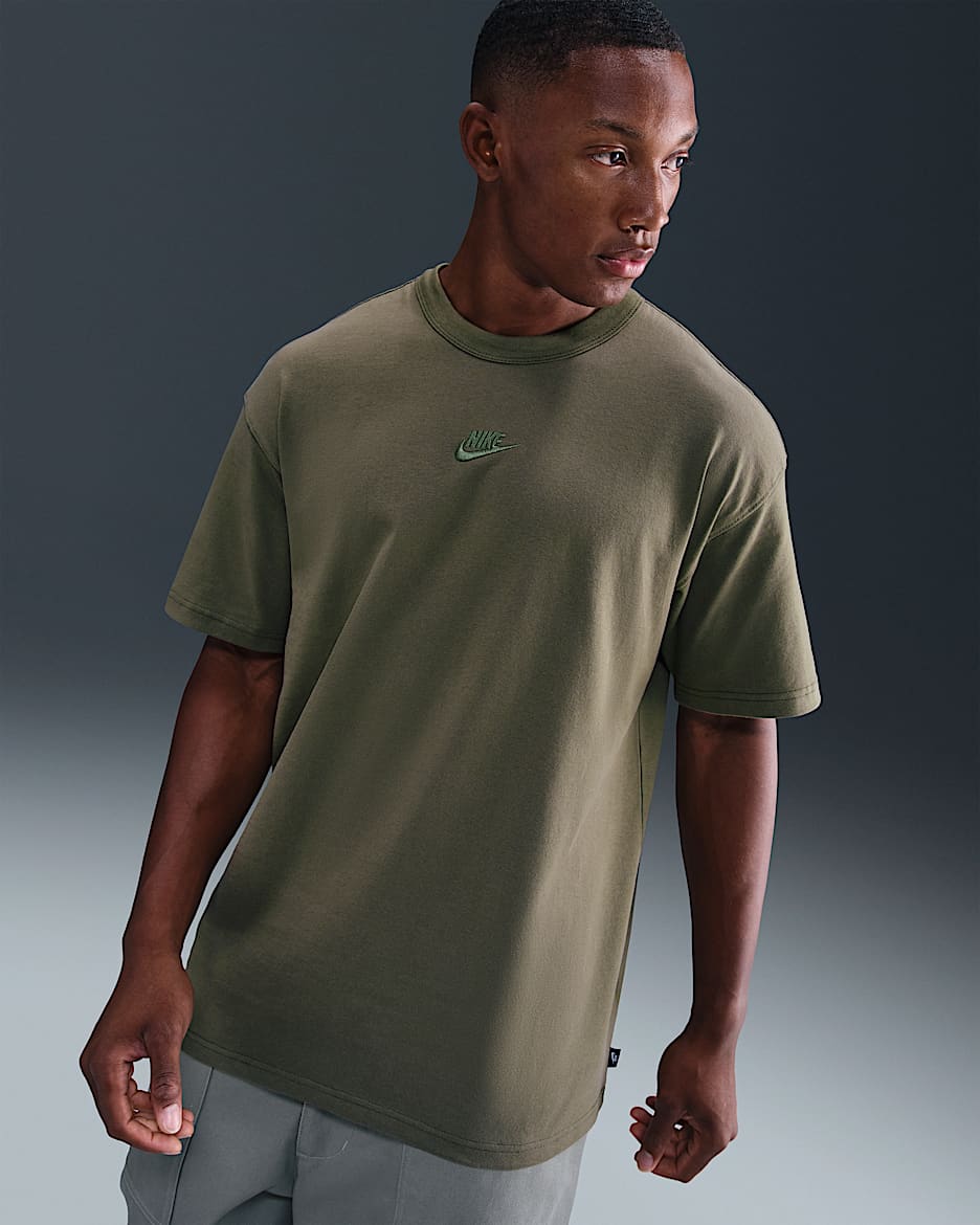 Nike Sportswear Premium Essentials Men's T-Shirt - Medium Olive