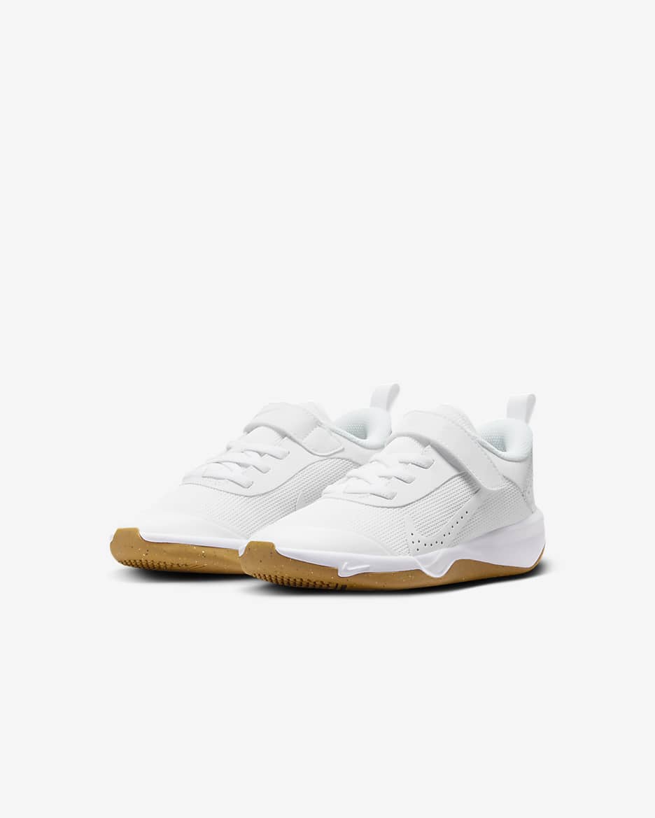 Sapatilhas Nike Omni Multi-Court para criança - Branco/Pure Platinum/Cinzento Smoke claro/Branco