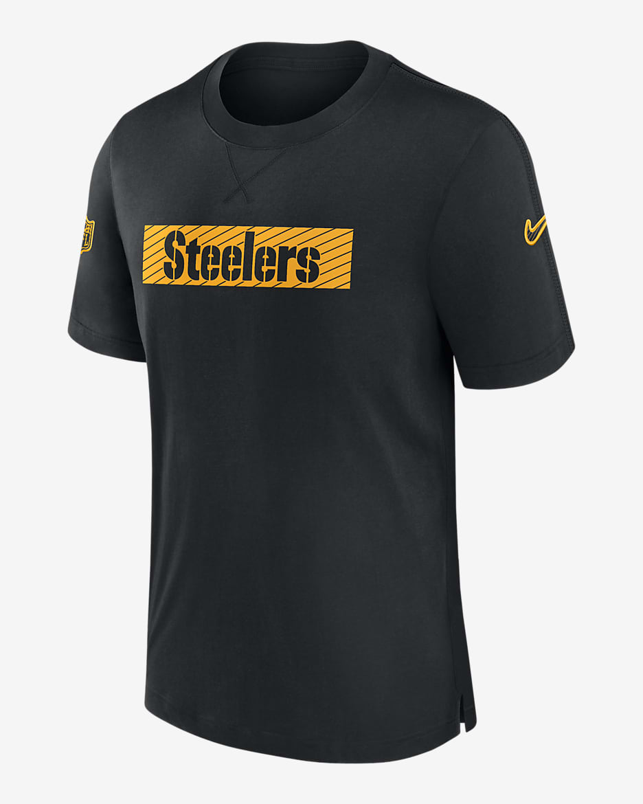 Pittsburgh Steelers Sideline Player Men's Nike Dri-FIT NFL T-Shirt - Black