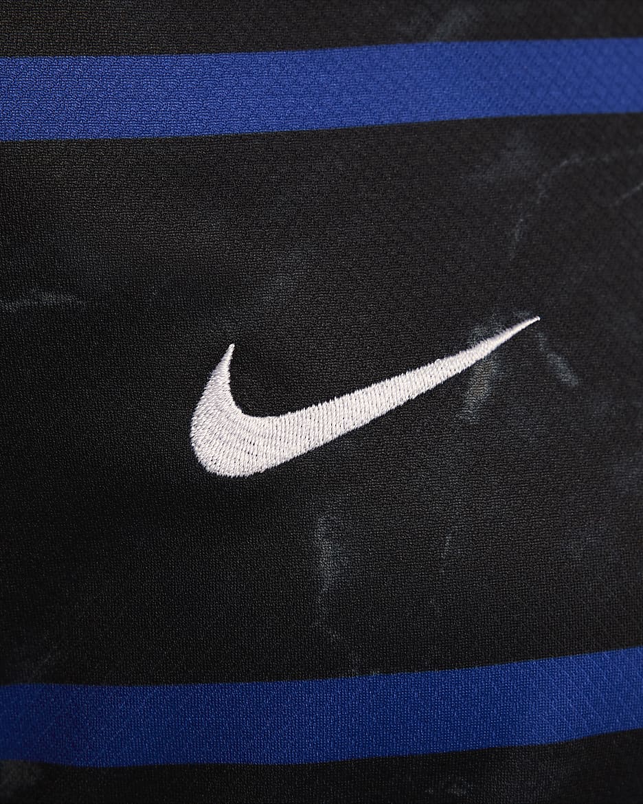 Hertha BSC 2024/25 Stadium Away Nike Replica Fußballtrikot mit Dri-FIT-Technologie für Damen - Schwarz/Photo Blue/Weiß