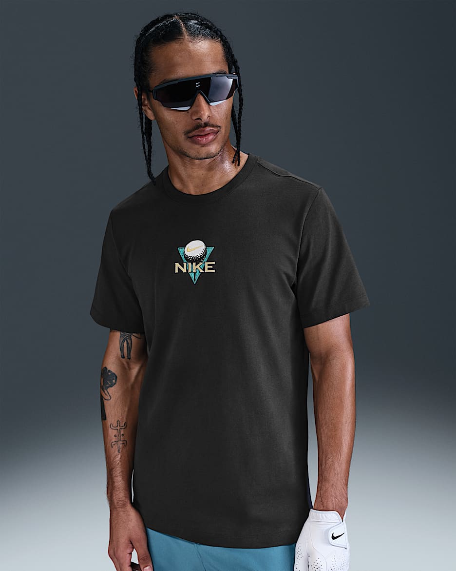 Nike Men's Golf T-Shirt - Off-Noir