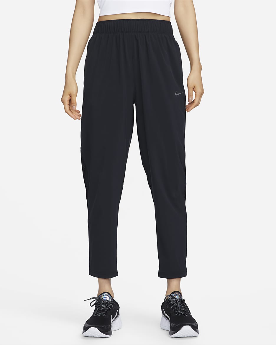 Nike Dri-FIT Fast Women's Mid-Rise 7/8 Running Trousers - Black