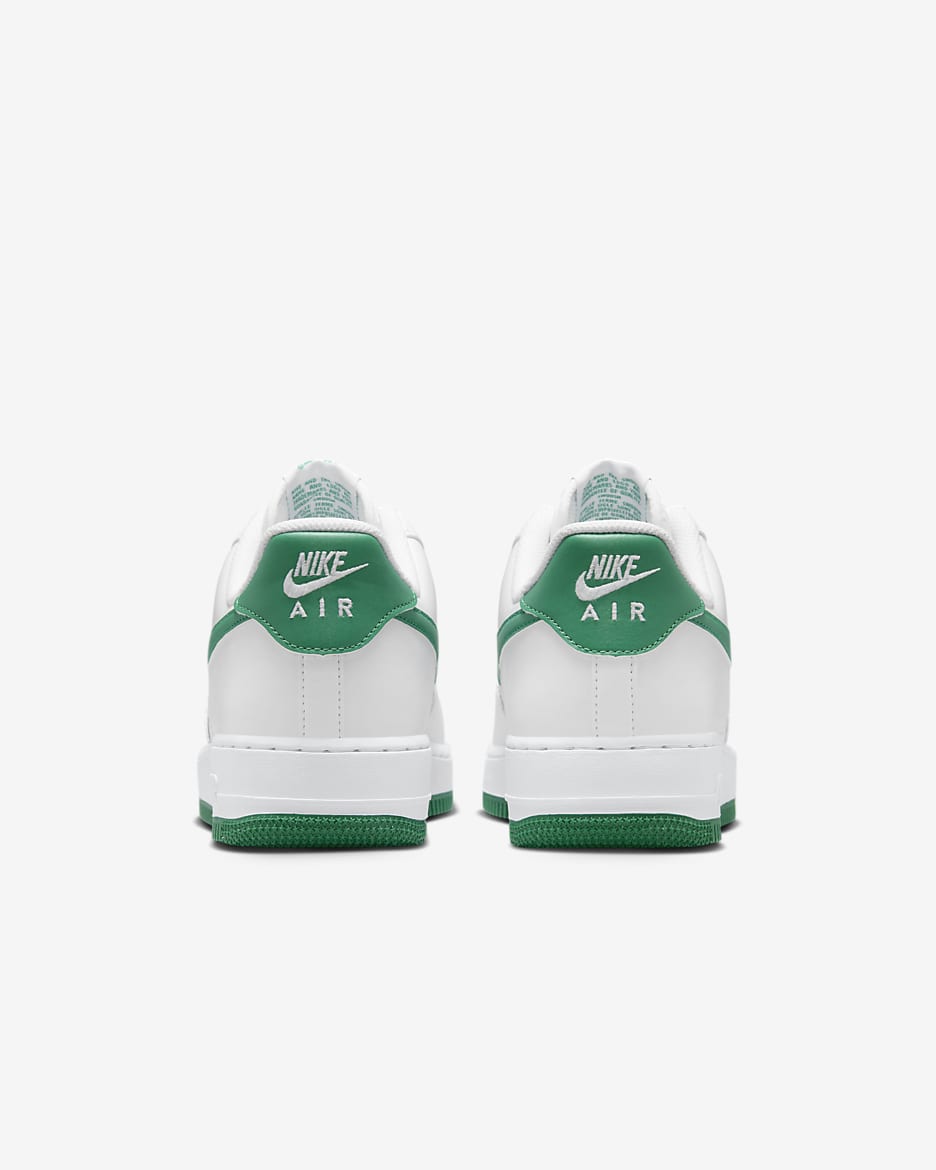 Nike Air Force 1 '07 Men's Shoes - White/White/Malachite