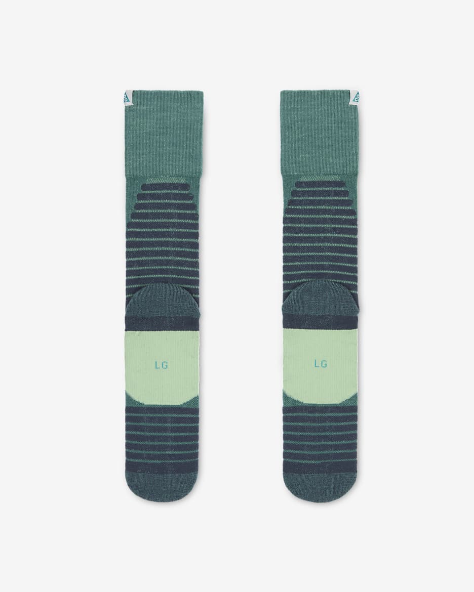 Nike ACG gepolsterte Outdoor-Crew-Socken - Bicoastal/Dusty Cactus