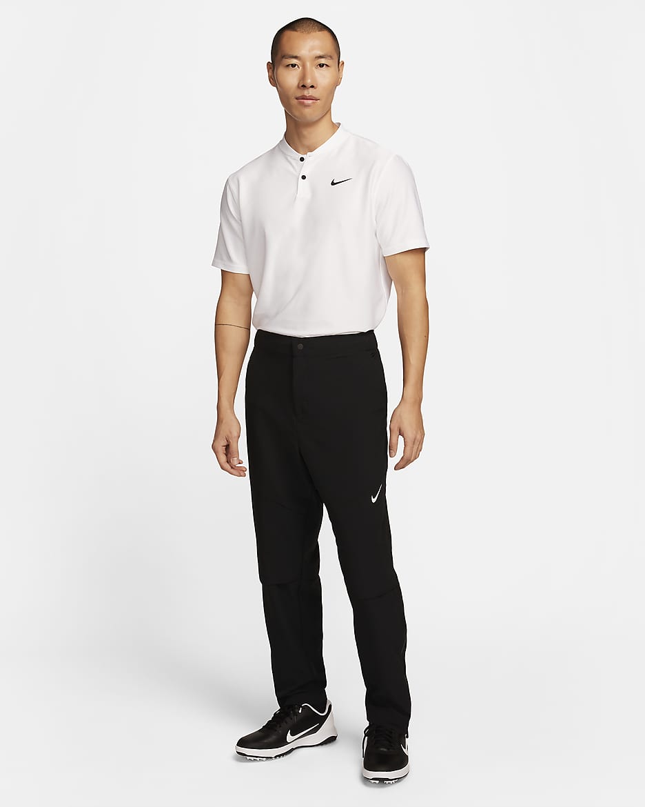 Nike Golf Club Men's Dri-FIT Golf Trousers - Black/Black/White