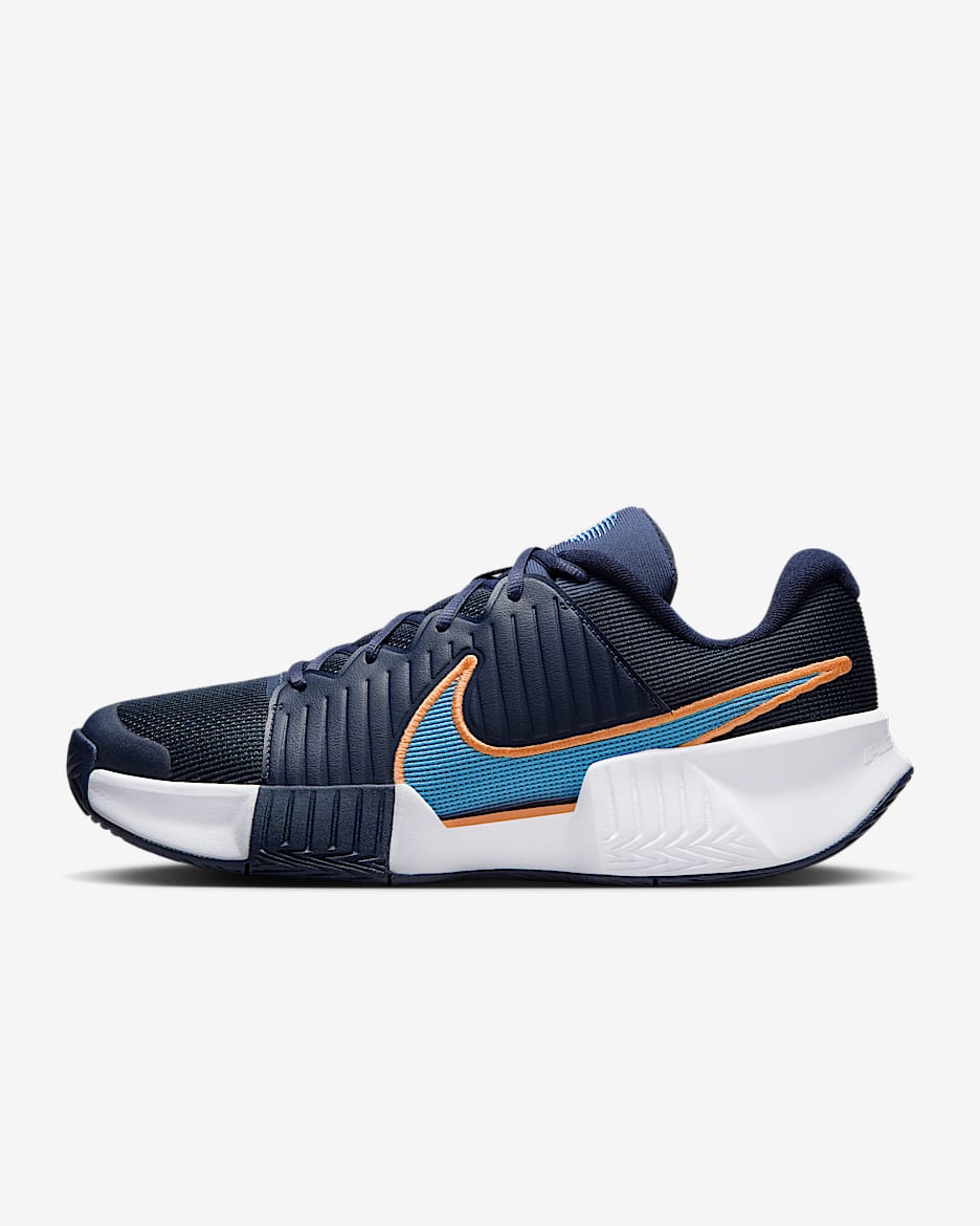 Nike GP Challenge Pro Men's Hard Court Tennis Shoes - Thunder Blue/Obsidian/Football Grey/Blue Beyond