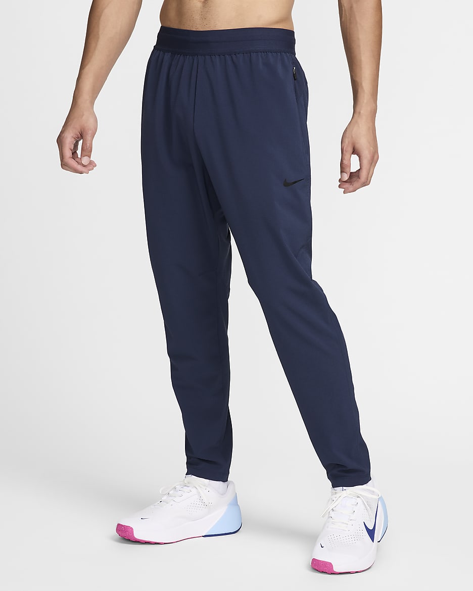 Nike Flex Rep Men's Dri-FIT Fitness Trousers - Obsidian/Black/Black