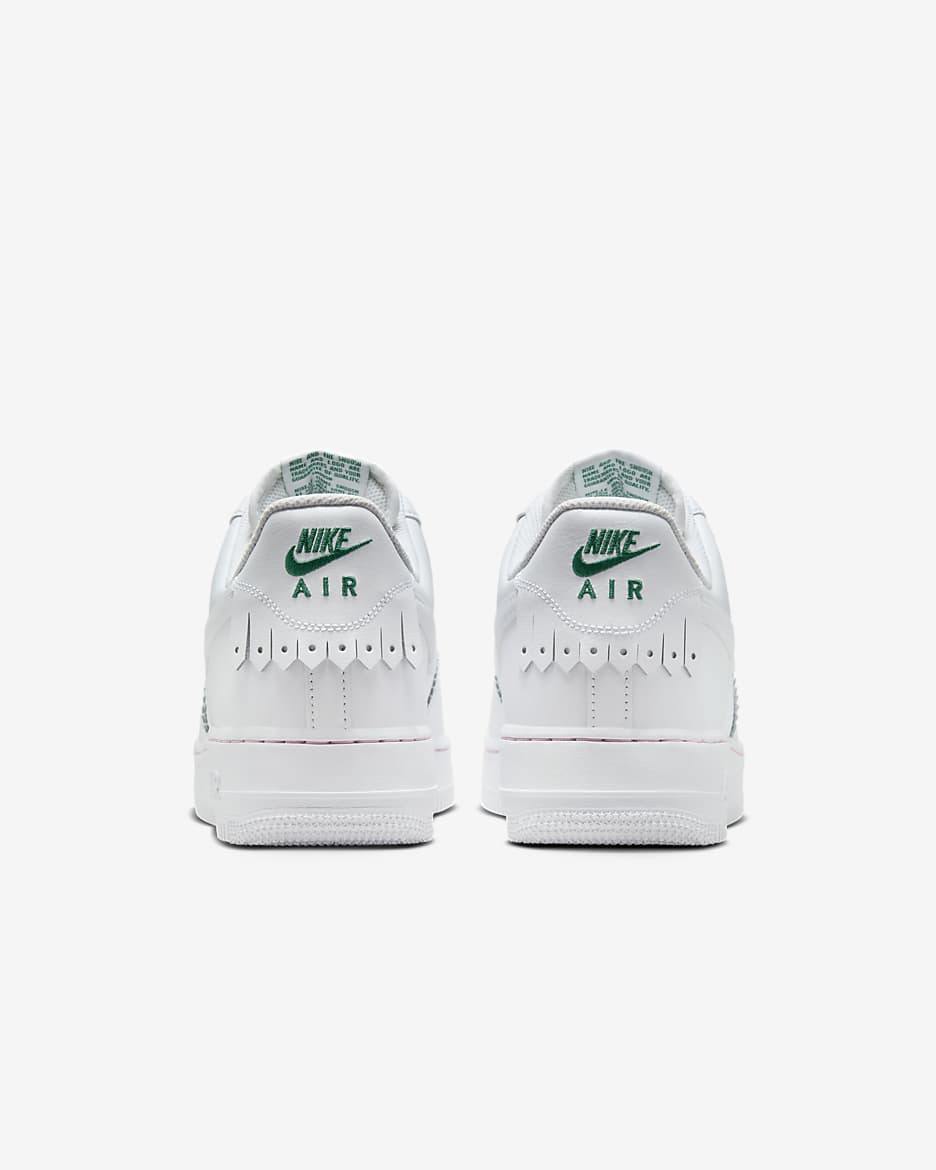 Nike Air Force 1 '07 LV8 Men's Shoes - White/Medium Soft Pink/Malachite/White