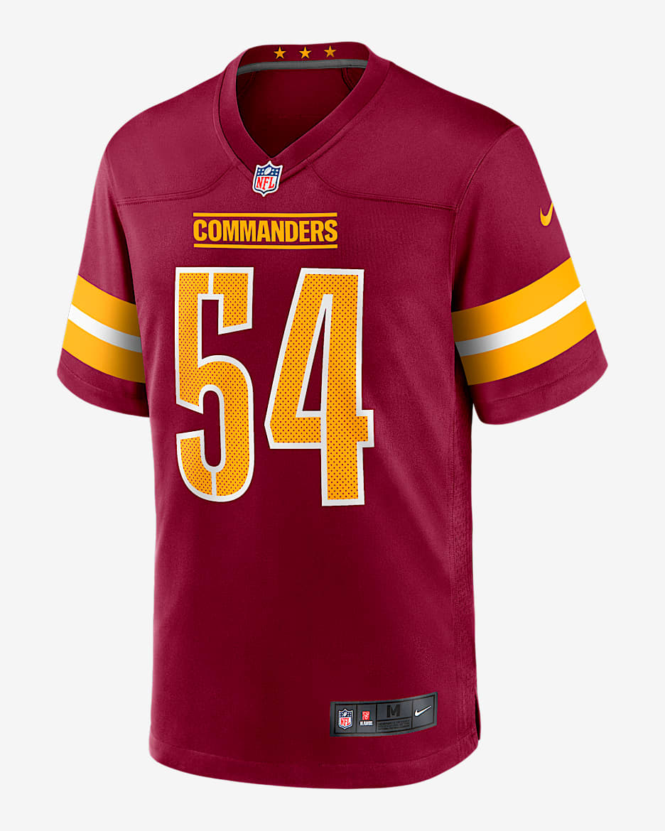Bobby Wagner Washington Commanders Men's Nike NFL Game Football Jersey - Team Red