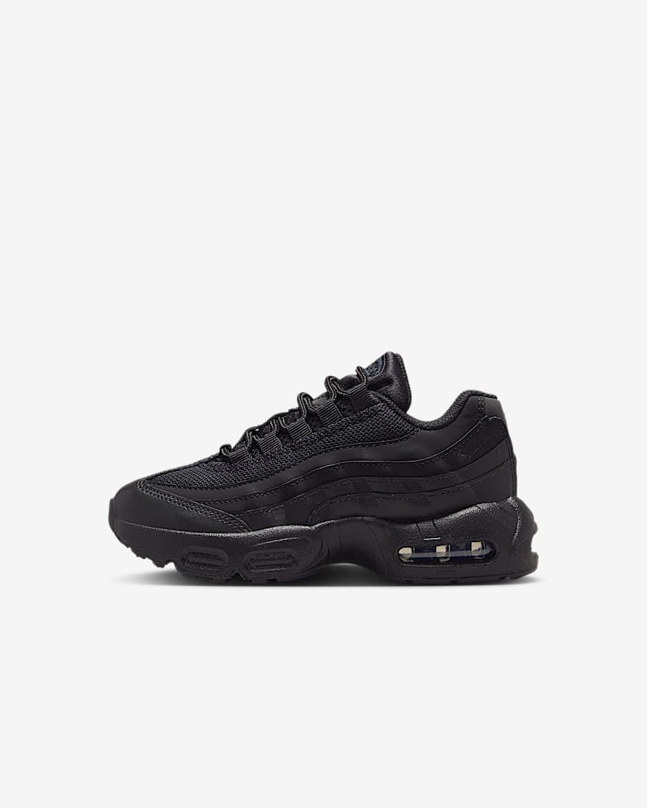 Nike Air Max 95 Recraft Younger Kids' Shoes - Black/Black/Anthracite/Black