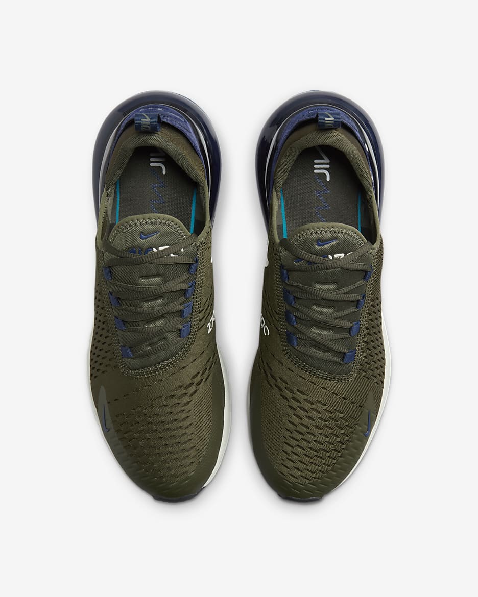 Tenis para hombre Nike Air Max 270 - Caqui militar/Obsidiana/Hueso claro