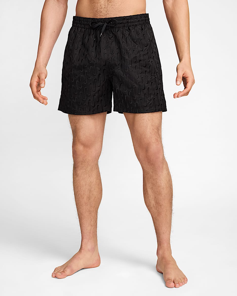 Shorts de vóleibol de 13 cm con forro completo para hombre Nike Swim Breaker - Negro