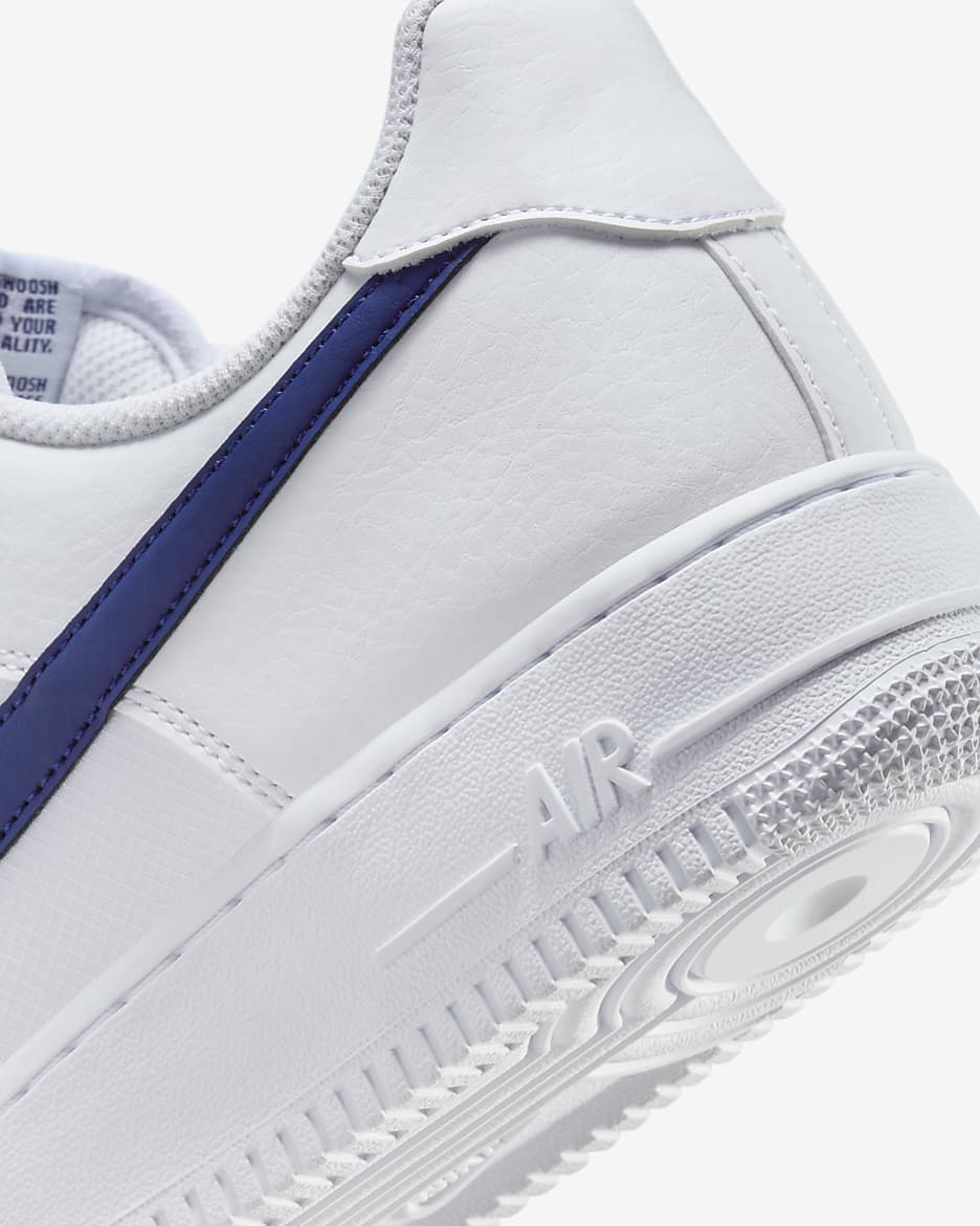 Nike Air Force 1 '07 Men's Shoes - White/Light Photo Blue/Deep Royal Blue