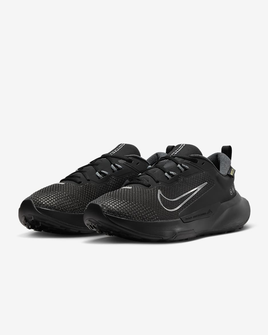 Nike Juniper Trail 2 GORE-TEX Men's Waterproof Trail-Running Shoes - Black/Anthracite/Cool Grey