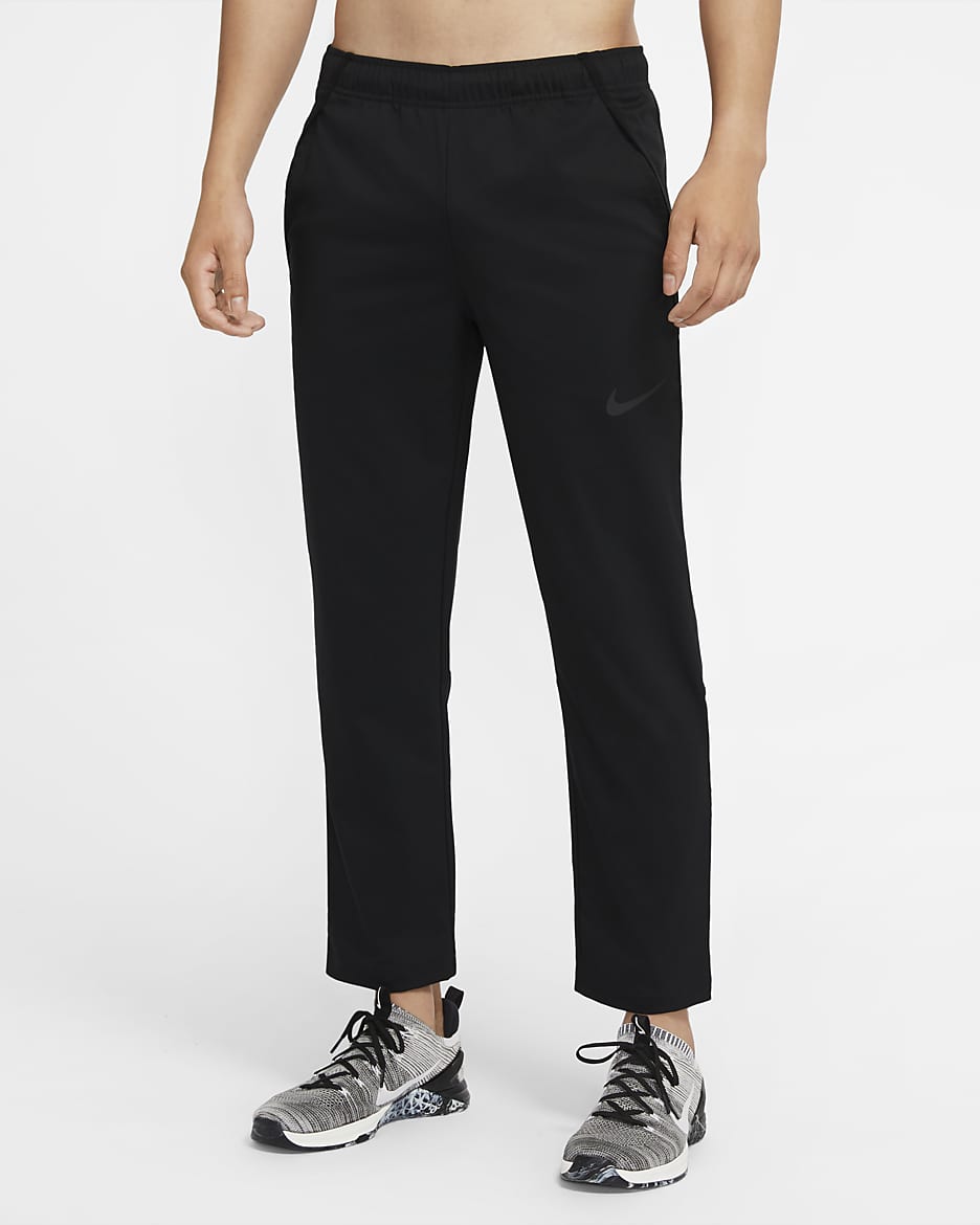 Nike Dri-FIT Men's Woven Training Trousers - Black/Black