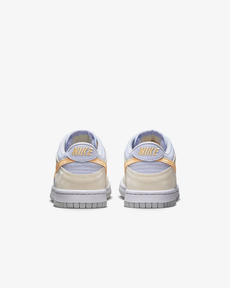 Nike Dunk Low Older Kids' Shoes - Pale Ivory/Football Grey/White/Melon Tint