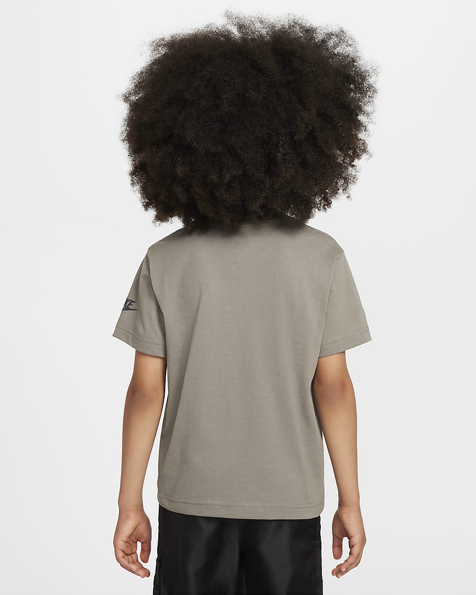 Nike Little Kids' Future Utility T-Shirt - Dark Stucco