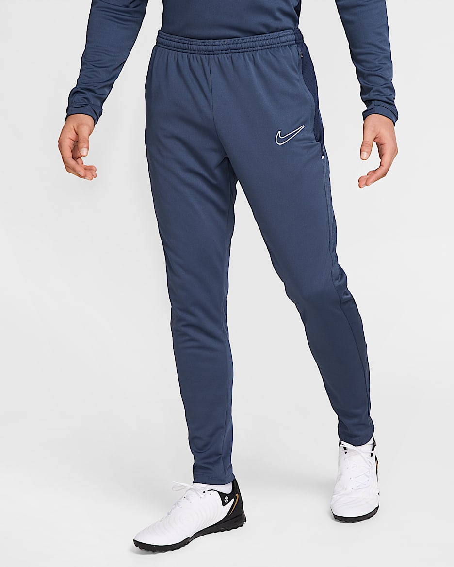 Nike Academy Dri-FIT voetbalbroek voor heren - Thunder Blue/Obsidian/Thunder Blue/Wit