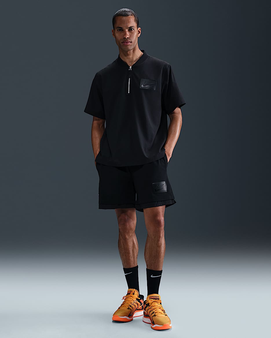 Shorts de básquetbol Dri-FIT de 15 cm para hombre Kevin Durant - Negro/Negro