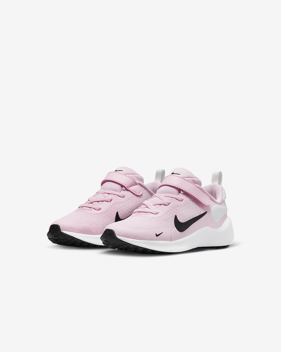 Nike Revolution 7 Little Kids' Shoes - Pink Foam/Summit White/White/Black