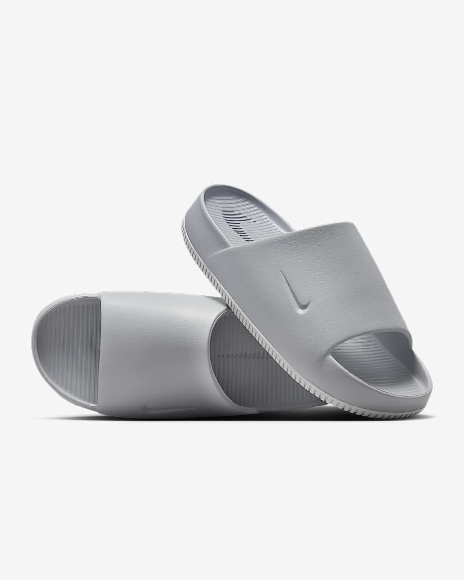 Nike Calm Men's Slides - Wolf Grey/Photon Dust/Wolf Grey