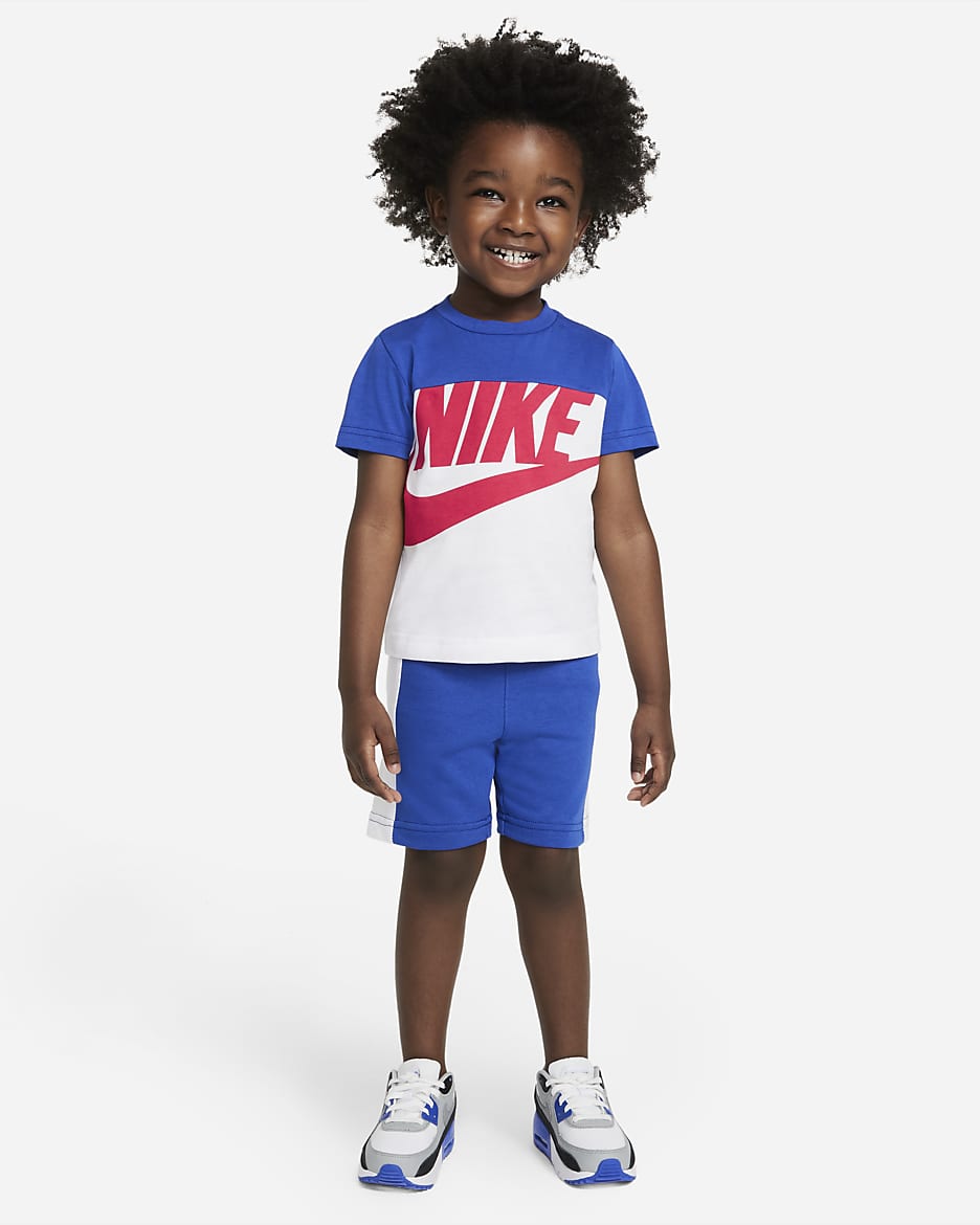 Nike Sportswear Toddler T-Shirt and Shorts Set - Multi-Color