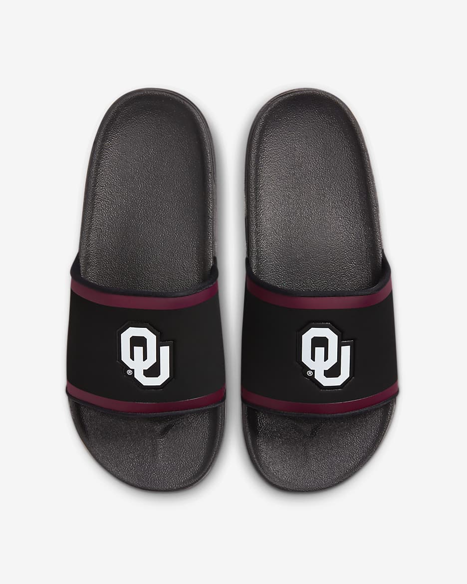 Nike Offcourt (Oklahoma) Slide - Black/Team Crimson/White