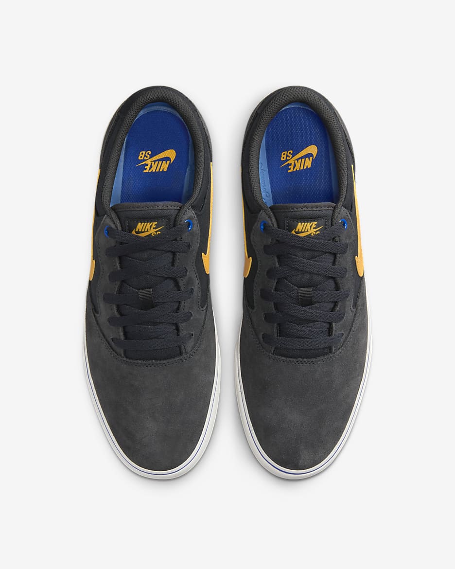 Tenis de skateboarding Nike SB Chron 2 - Antracita/Antracita/Vela/Oro universitario