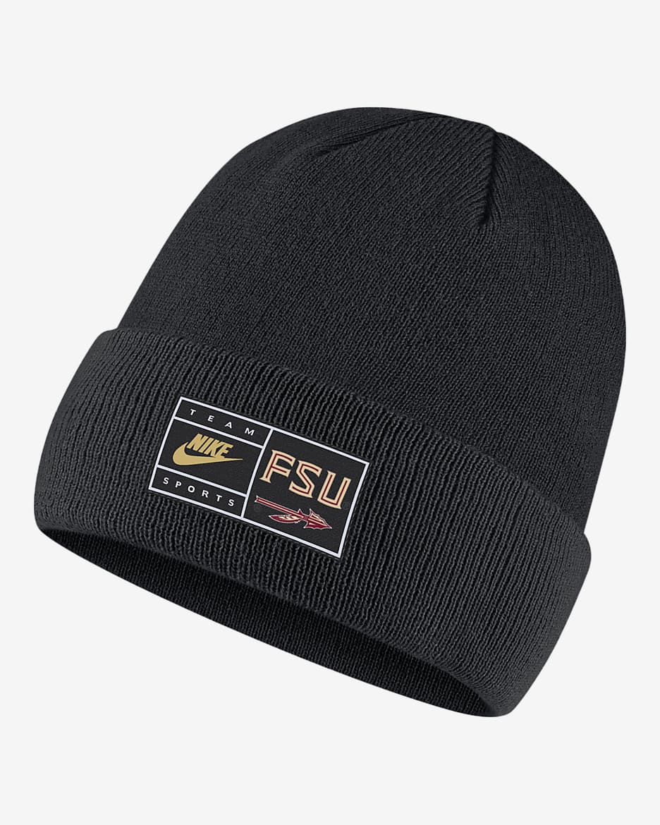 Florida State Nike College Beanie - Black