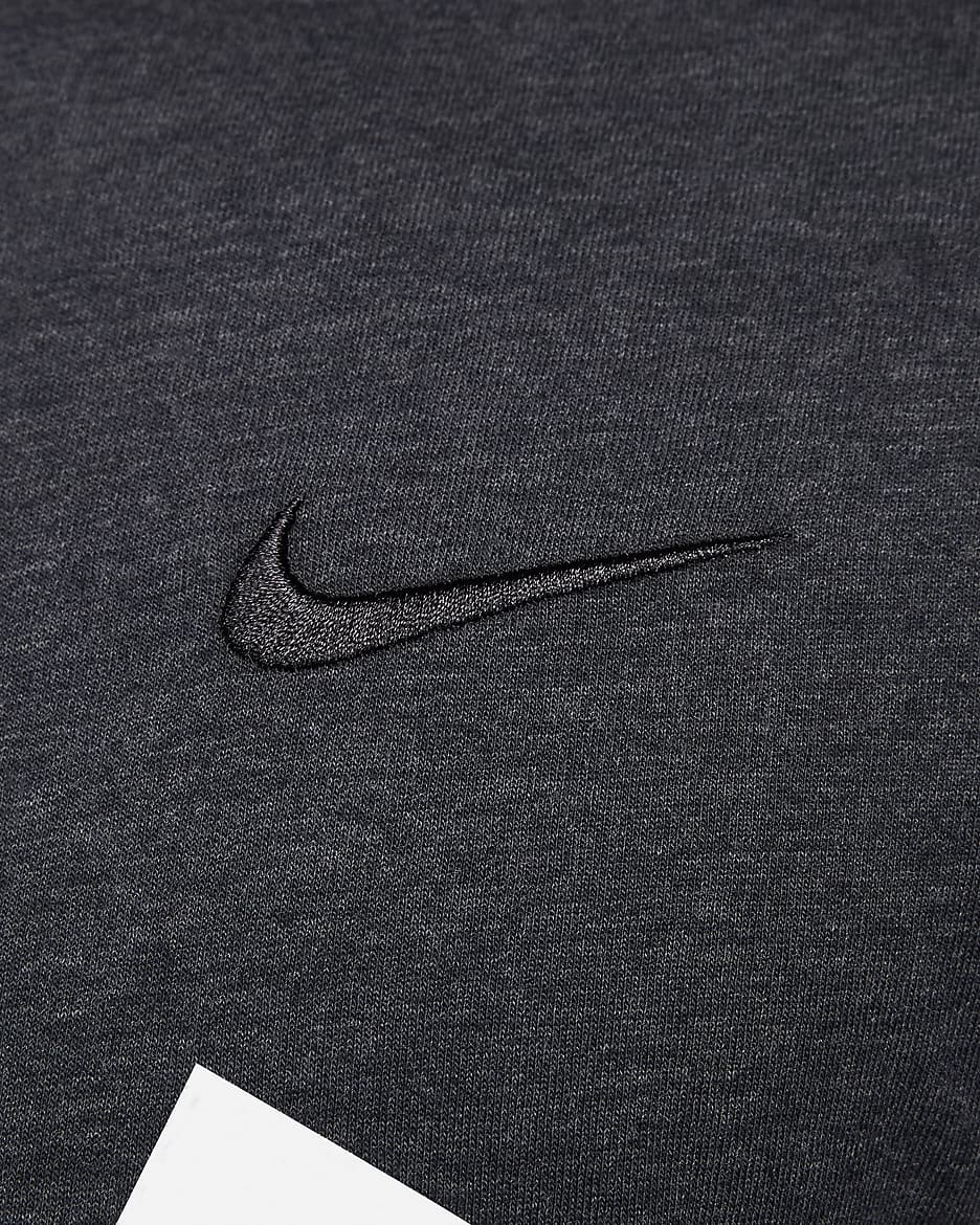 Nike Primary Swoosh Camiseta Dri-FIT versátil de manga corta - Hombre - Negro/Anthracite/Heather/Negro